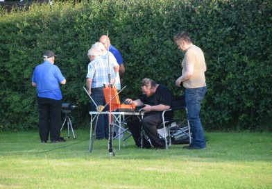 Activity evening on village field
